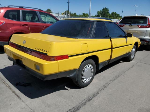 JF2AX75B0HF304653 - 1987 SUBARU XT GL-10 YELLOW photo 3