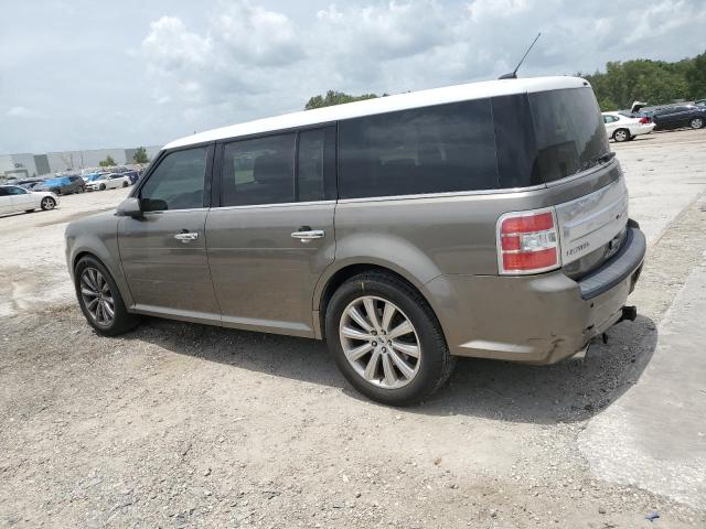 2FMHK6DT9EBD29415 - 2014 FORD FLEX LIMITED BROWN photo 2