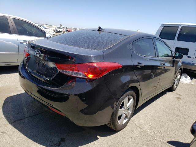 5NPDH4AE0DH387461 - 2013 HYUNDAI ELANTRA GLS BLACK photo 3