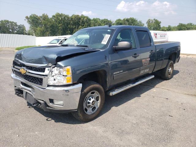 1GC1KXC82EF122744 - 2014 CHEVROLET SILVERADO K2500 HEAVY DUTY LT BLUE photo 1