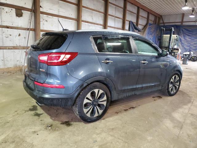 KNDPCCA62C7279344 - 2012 KIA SPORTAGE SX BLUE photo 3