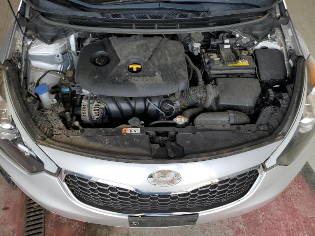 KNAFK4A69F5426194 - 2015 KIA FORTE LX SILVER photo 11