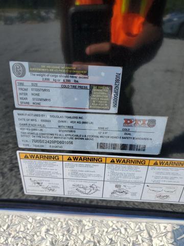 7U0BE2420PD001056 - 2023 TRAIL KING ENCLOSED შავი ფოტო 10