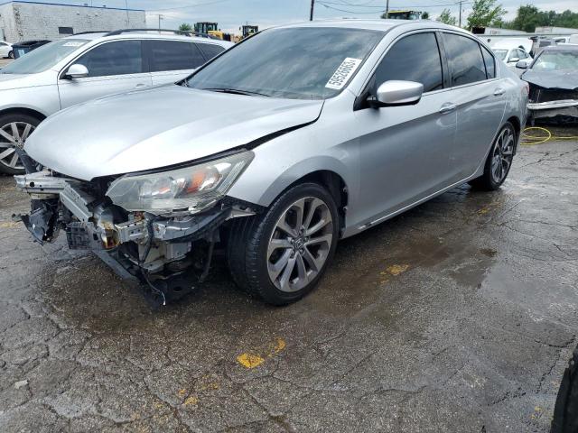 1HGCR2F52EA040844 - 2014 HONDA ACCORD SPORT SILVER photo 1