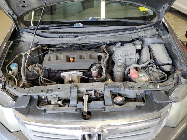 2HGFB2F59CH313357 - 2012 HONDA CIVIC LX GRAY photo 11