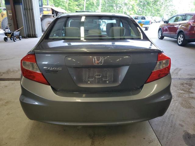 2HGFB2F59CH313357 - 2012 HONDA CIVIC LX GRAY photo 6