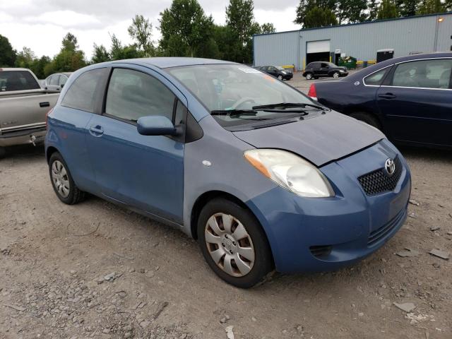 JTDJT923575054057 - 2007 TOYOTA YARIS BLUE photo 4