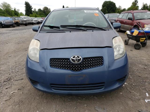 JTDJT923575054057 - 2007 TOYOTA YARIS BLUE photo 5