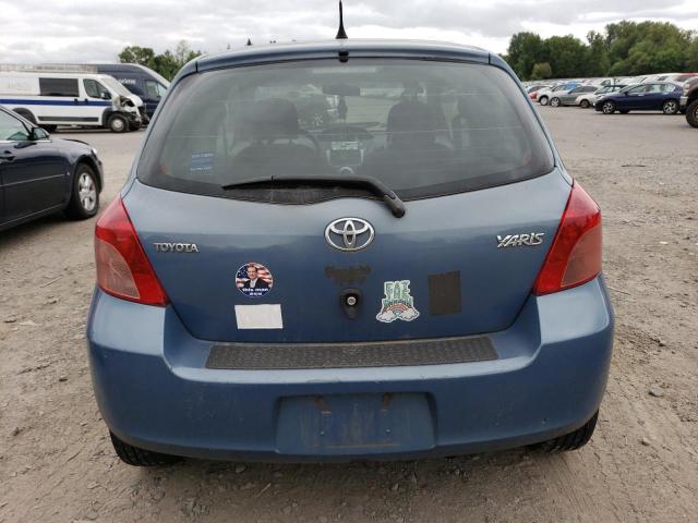 JTDJT923575054057 - 2007 TOYOTA YARIS BLUE photo 6