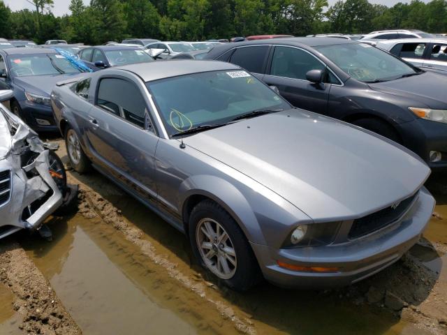 1ZVFT80NX75279656 - 2007 FORD MUSTANG GRAY photo 4