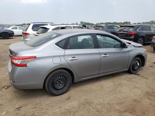 3N1AB7AP9EY339407 - 2014 NISSAN SENTRA S GRAY photo 3