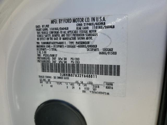 1LNHM87A32Y648811 - 2002 LINCOLN LS Ağ foto 12
