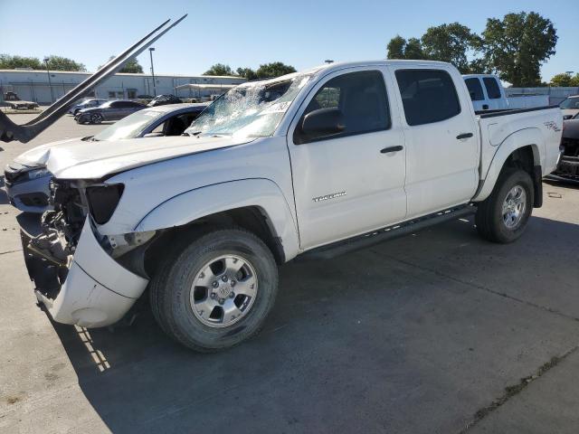 5TEJU62N97Z338902 - 2007 TOYOTA TACOMA DOUBLE CAB PRERUNNER WHITE photo 1