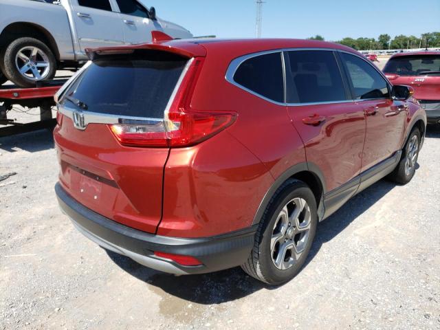 2HKRW1H88KH501746 - 2019 HONDA CR-V EXL RED photo 3