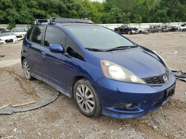 JHMGE8H57CC021962 - 2012 HONDA FIT SPORT BLUE photo 4