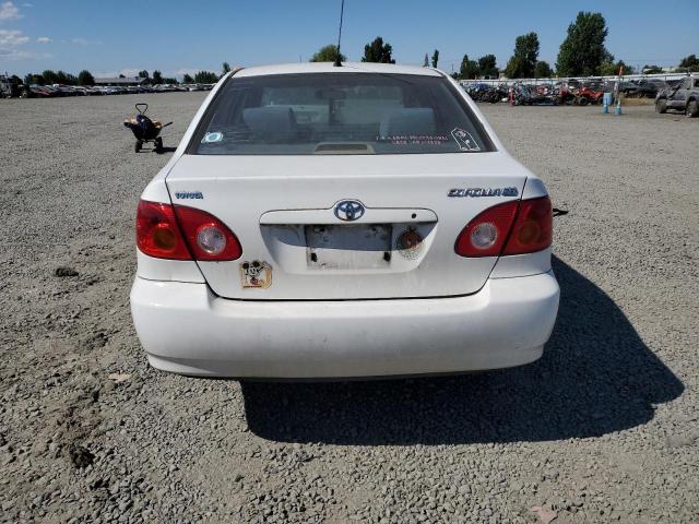 2T1BR32E63C023401 - 2003 TOYOTA COROLLA CE WHITE photo 6