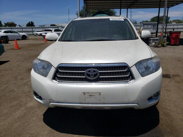 JTEEW44A882024413 - 2008 TOYOTA HIGHLANDER HYBRID LIMITED WHITE photo 5