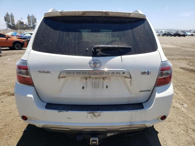 JTEEW44A882024413 - 2008 TOYOTA HIGHLANDER HYBRID LIMITED WHITE photo 6