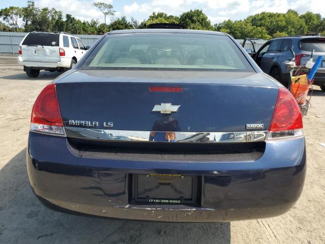 2G1WB58K981221175 - 2008 CHEVROLET IMPALA LS BLUE photo 6