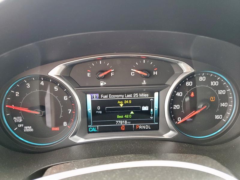 1G1ZE5ST9HF213737 - 2017 CHEVROLET MALIBU LT BLACK photo 9