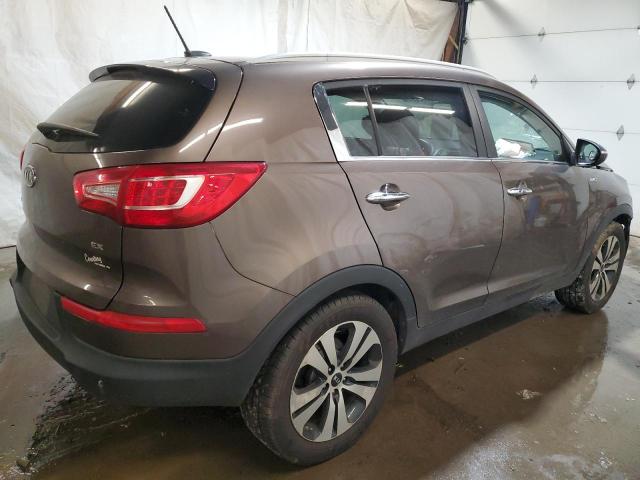 KNDPCCA23C7211213 - 2012 KIA SPORTAGE EX BROWN photo 3