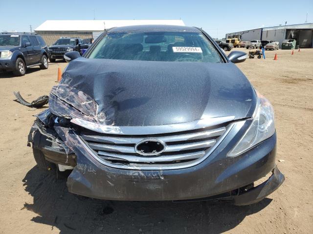 5NPEC4AB1EH845289 - 2014 HYUNDAI SONATA SE BLUE photo 5