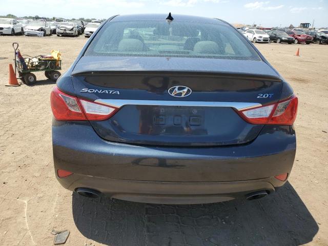 5NPEC4AB1EH845289 - 2014 HYUNDAI SONATA SE BLUE photo 6