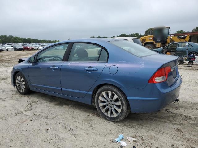 19XFA1F89AE008083 - 2010 HONDA CIVIC EX BLUE photo 2