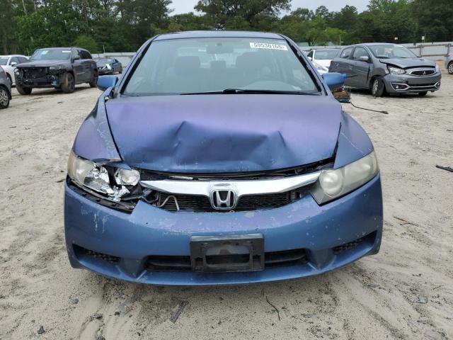 19XFA1F89AE008083 - 2010 HONDA CIVIC EX BLUE photo 5