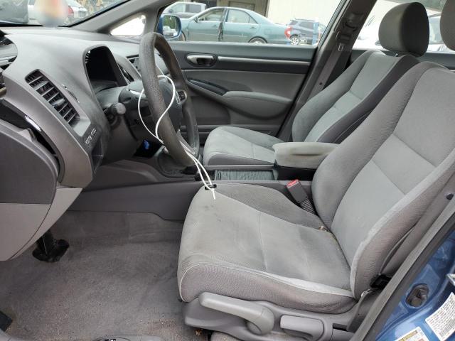 19XFA1F89AE008083 - 2010 HONDA CIVIC EX BLUE photo 7