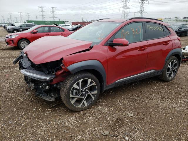 KM8K53A35PU934710 - 2023 HYUNDAI KONA LIMITED RED photo 1