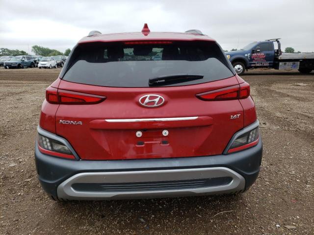 KM8K53A35PU934710 - 2023 HYUNDAI KONA LIMITED RED photo 6