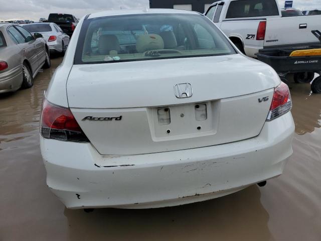 1HGCP36838A008642 - 2008 HONDA ACCORD EXL WHITE photo 6