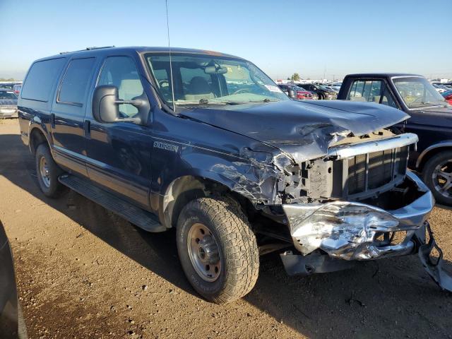 1FMSU41P23EB84554 - 2003 FORD EXCURSION XLT BLUE photo 4