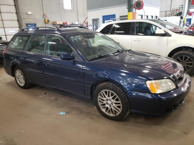 4S3BH625947302574 - 2004 SUBARU LEGACY L SPECIAL BLUE photo 4