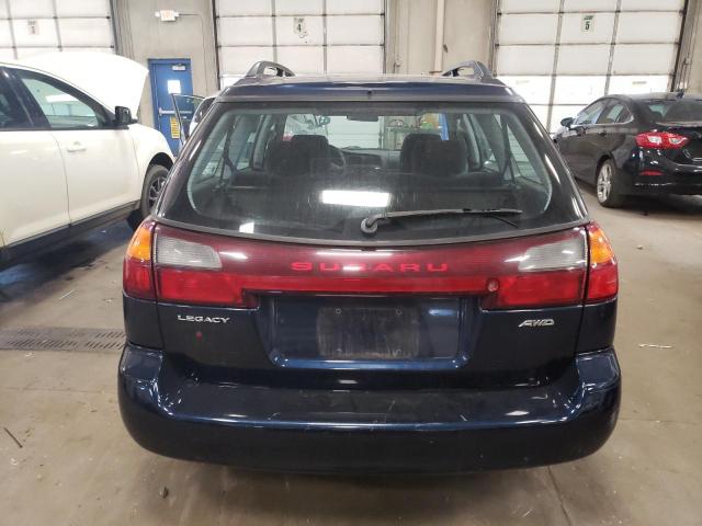 4S3BH625947302574 - 2004 SUBARU LEGACY L SPECIAL BLUE photo 6