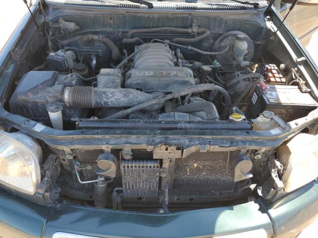 5TBBT441X4S447229 - 2004 TOYOTA TUNDRA ACCESS CAB SR5 GREEN photo 11