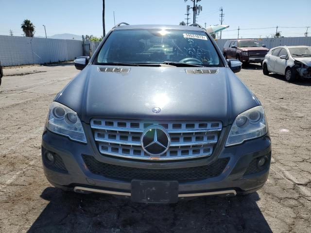 4JGBB8GB6AA559049 - 2010 MERCEDES-BENZ ML 350 4MATIC GRAY photo 5