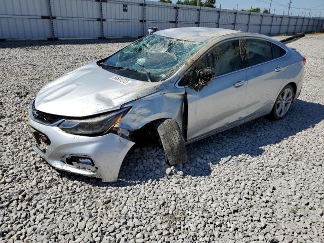 1G1BG5SM8G7296736 - 2016 CHEVROLET CRUZE PREMIER SILVER photo 2