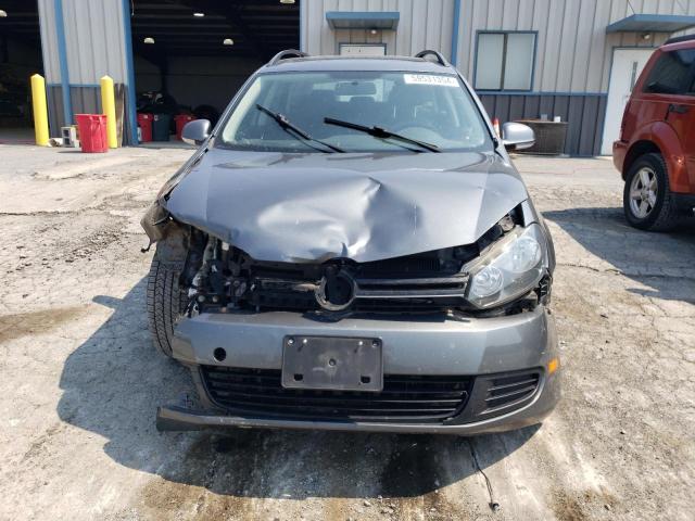 3VWPL7AJ1CM667082 - 2012 VOLKSWAGEN JETTA TDI GRAY photo 5