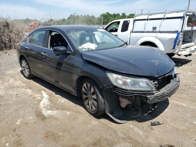 1HGCR3F85EA017252 - 2014 HONDA ACCORD EXL BLACK photo 4