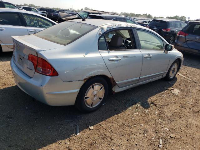 JHMFA36246S001052 - 2006 HONDA CIVIC HYBRID SILVER photo 3