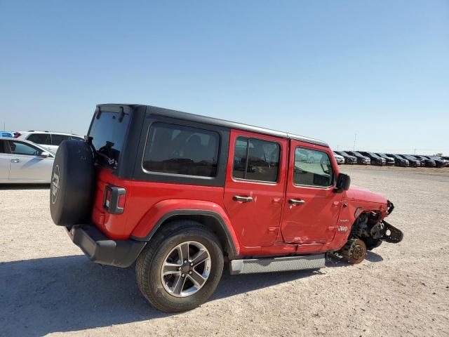 1C4HJXEN3KW595455 - 2019 JEEP WRANGLER U SAHARA RED photo 3