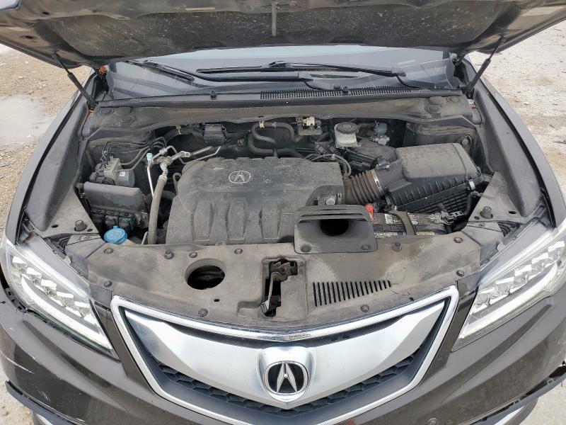 5J8TB4H74HL015824 - 2017 ACURA RDX ADVANCE BROWN photo 12