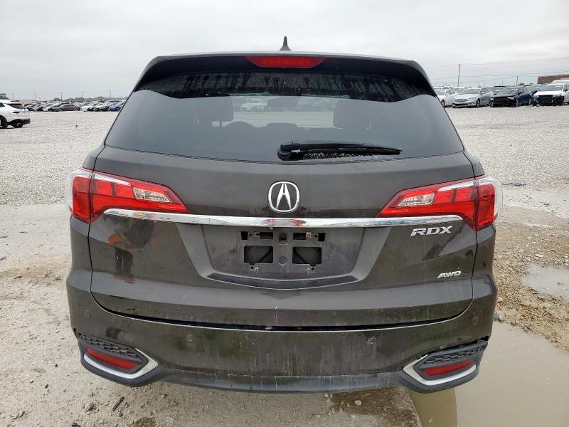 5J8TB4H74HL015824 - 2017 ACURA RDX ADVANCE BROWN photo 6