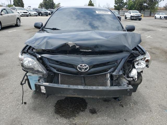 2T1BU4EE8CC865088 - 2012 TOYOTA COROLLA BASE BLACK photo 5