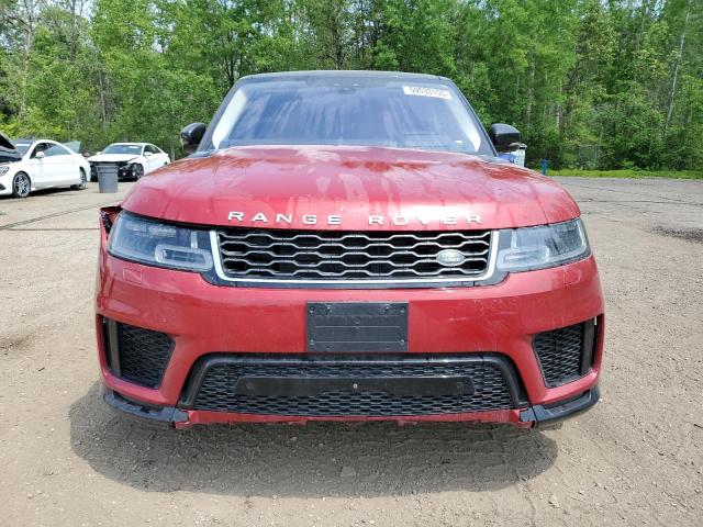 SALWR2RK7JA195566 - 2018 LAND ROVER RANGE ROVE HSE RED photo 5