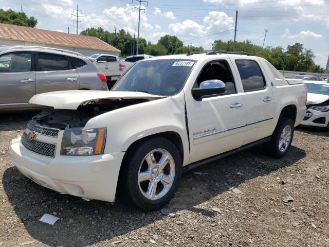 3GNTKGE76DG376054 - 2013 CHEVROLET AVALANCHE LTZ WHITE photo 1