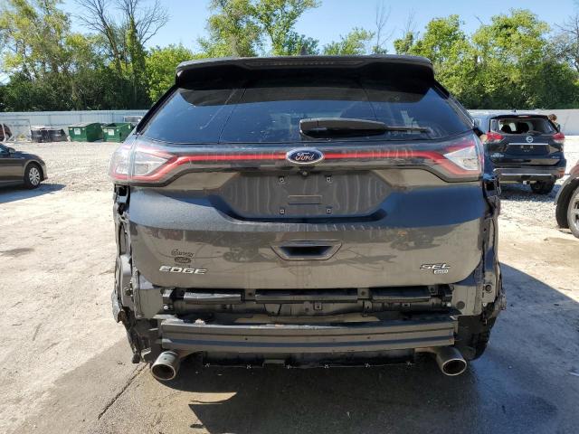 2FMPK4J82JBC31238 - 2018 FORD EDGE SEL CHARCOAL photo 6