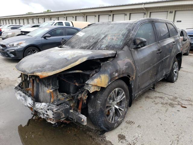 5TDJKRFH1GS297819 - 2016 TOYOTA HIGHLANDER XLE GRAY photo 1